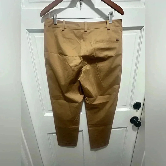 HUGO BOSS REGULAR-FIT TROUSERS IN STRETCH-COTTON TWILL SIZE 8 NWOT - Picture 7 of 11